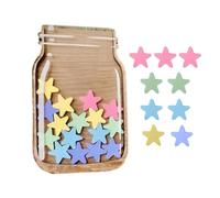 Reward Jar - Magnetic Star Reward Jar, Star Rewards Jars For Good Behavior, Wooden Colorful Flower Rewards Jars With 25 Stars | Interactive Behavior Management Classroom Tools For Teachers, Students