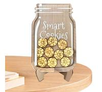 Reward Jar - Wood, Acrylic, 21x13.7cm | Classroom Incentive Chart, Behavior Reward Container | Motivational Tool For Students, Teachers, And Parents Classroom Management
