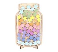 Reward Jars Kids, Behavior Incentive Jar with 45 Colorful Stars, Classroom Motivation Tool Teachers, Parenting Aid for Home School Reading Achievement and Positive Reinforcement Activities