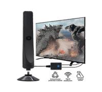 Rewave Antenna, Suction Cup Tv Antenna Plug Play Digital Tv Antenna 50-mile Range Channels Universal_cp
