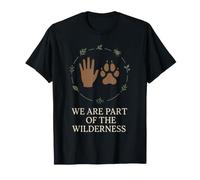 Rewild Nature Rewilding Movimiento Eco Activista Mindful Earth Camiseta