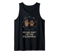 Rewild Nature Rewilding Movimiento Eco Activista Mindful Earth Camiseta sin Mangas