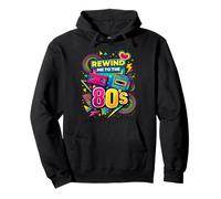 Rewind Me to The 80s Vintage Nostalgia Retro Videocasete Sudadera con Capucha