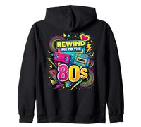 Rewind Me to The 80s Vintage Nostalgia Retro Videocasete Sudadera con Capucha