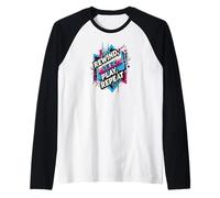 Rewind Play Repeat 80s 90s Cassette Tape Retro Music Lover Camiseta Manga Raglan