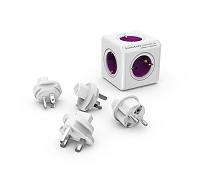 Allocacoc 1800/DERW4P - PowerCube (ReWirable) 5 Salidas Violeta