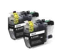 REwNXA Cartucho de tinta compatible LC3211XL LC3213XL para impresoras DCP-J772DW DCP-J774DW MFC-J890DW MFC-J895DW (2BK)