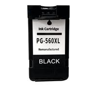 REwNXA Cartucho de Tinta remanufacturado PG 560 CL 561 PG560XL Compatible con TS5350 TS5351 TS5352 TS5353 TS7450 TS7451(1PC Black)