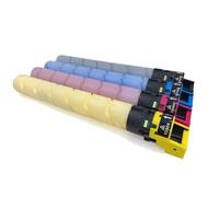 REwNXA Juego de Cartuchos de tóner TN-626 compatibles para Impresora fotocopiadora C450i C550i C650i, Paquete de 4 Colores de hasta 28000 páginas