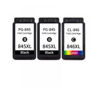 REwNXA Reemplazo de Cartucho de Tinta para Impresora PG845XL CL846XL Compatible con MG3080 MG2980 MG2580S MG2580 MG2400(2Black 1Color)