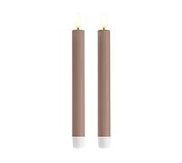 ReWu Deluxe Homeart - Velas (2 unidades, 15 cm), color rosa