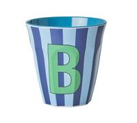 ReWu Rice - Taza de melamina (250 ml), diseño de letra B
