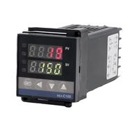 Rex-c100-400-c700-c900 controlador de temperatura inteligente con pantalla digital (verde claro)
