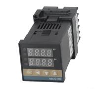REX-C100 Controlador de temperatura digital PID Termostato 0-400C Salida de relé para horno de incubadora