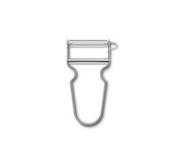 Rex - Pelapatatas Julienne Star - Cuchilla y mango de acero inoxidable - Hecho en Suiza - Calidad garantizada