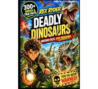 Rex Ryder’s Deadly Dinosaurs: 300+ Gross, Funny & Totally True Dinosaur Facts for Boys Ages 8-12 - Epic Predators, Savage Beasts, Fossil Discoveries & Prehistoric Survival Secrets