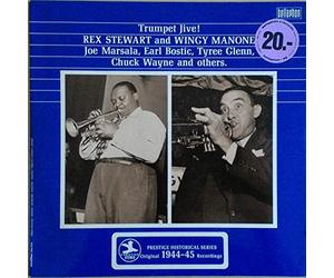 REX STEWART AND WINGY MANONE - TRUMPET JIVE LP (VINYL ALBUM) US PRESTIGE