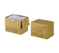 Bolsa de residuos rexel reciclable para destructora auto+300x capacidad 40 l pack de 20 unidades 400x295x315 mm