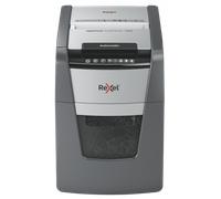 Rexel 2020100X Trituradora de Papel Optimum AutoFeed+ 100X, Corte Cruzado, 100 Hojas, 55 dB, Negro/Gris