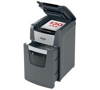Rexel 2020130MEU - Destructora de Papel Automática Optimum AutoFeed 130M, Microcorte P-5 (2x15 mm), 130 Hojas A4, Papelera Extraíble 44L, Destruye Grapas y Clips, Uso en Oficina