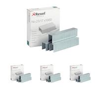 Rexel 2101052 - Caja 1000 grapas 23/17 galvanizadas (Paquete de 4)