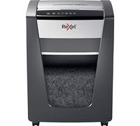 Rexel 2104577EU - Destructora de Papel para Oficina Pequeña Momentum M515, Micro Cortes, Destruye hasta 15 Hojas a la Vez, Papelera de 30 L, Destrucción de Alta Seguridad P5, Color Negro