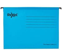 Rexel 2115587 Classic - Carpeta de suspensión reforzada, A4, color azul
