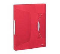 Rexel 2115668 - Carpeta Clasificadora para Archivador de Polipropileno Translúcido, Color Rojo