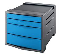 Rexel Choices 2115611 - Armario con 4 cajones, A4, color azul