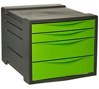 Rexel Choices 2115612 - Armario con 4 cajones, A4, color verde