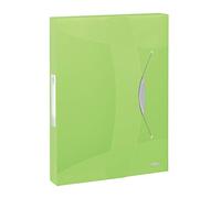 Rexel Choices 2115671 - Caja archivadora translúcida, A4, capacidad para 350 hojas, color verde