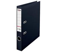 Rexel Choices, A4 Archivo de palanca de 50 mm, 350 hojas de capacidad, cubierta de plástico, carpeta de archivos, 2115506, negro