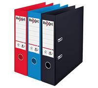 Rexel Choices - Archivadores de palanca (A4, polipropileno, 3 unidades),