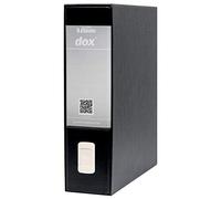 Rexel Esselte Dox 1 - Archivador de anillas con palanca (formato A4), color negro