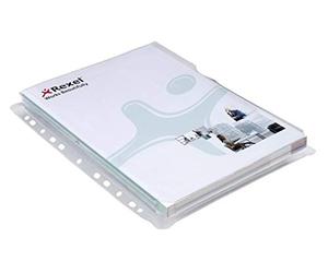 Rexel Kensington 2001016 - Funda multitaladro ampliable (tamaño A4), color transparente