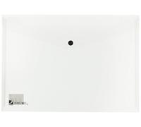 Rexel KING MEC Busta con bottone Pull A4 - Trasparente - 111318, 1 unità (Paquete de 6)