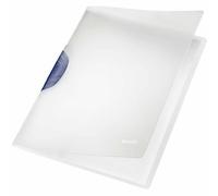 Rexel LEITZ 41740189 - Dossiers MAGIC PP rígido clip plástico colores translúcidos DIN A4 capacidad 30 hojas color clip gris oscuro