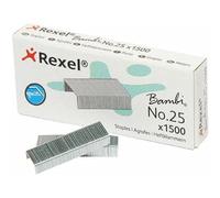 REXEL ACCO5020 - Caja 1500 grapas Nº 25 galvanizadas