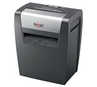 Rexel Momentum X308 - Trituradora de Papel de Corte Cruzado, tritura 9-8 Hojas (70-80 g/m²), contenedor de 15 litros, Resistente, Negro, 2104570