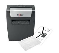 ACCO REXEL Destructora de papel Momentum X406, Corte en confeti P4, 6 hojas, 15 L, negra