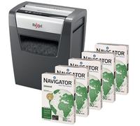 Rexel Momentum X410 Destructora de Papel Corte Confeti + Navigator Universal 2500 Folios 5x500 A4