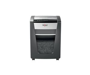 Rexel Momentum X420 triturador de papel Corte cruzado Negro, Plata