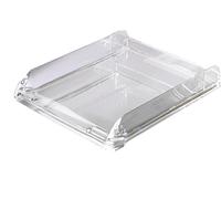 Rexel Nimbus 2101504 - Bandeja de escritorio, 6 cm x 27,4 cm x 34 cm, transparente