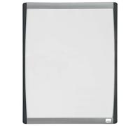 Nobo pizarra blanca con marco curvado 35,5 x 28 cm blanco
