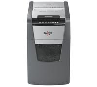Rexel 2020130XEU - Destructora de Papel Automática Optimum AutoFeed 130X, Corte en Partículas P-4 (4x28 mm), 130 Hojas A4, Papelera Extraíble 44L, Destruye Grapas y Clips, Uso en Oficina