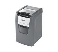 Rexel 2020130XEU - Destructora de Papel Automática Optimum AutoFeed 130X, Corte en Partículas P-4 (4x28 mm), 130 Hojas A4, Papelera Extraíble 44L, Destruye Grapas y Clips, Uso en Oficina