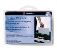 Rexel - Láminas lubricantes para destructora (12)