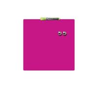 Rexel - Pizarra hogar magnética 360x360mm rosa