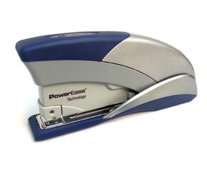 Rexel Pulsar PowerEase - Grapadora de carga completa (grapas nº 26/6 y 24/6, 50 mm), color negro y plateado