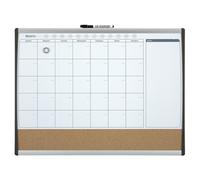 ACCO NOBO Planificador mensual con pizarra magnética y tablero de corcho 585 x 430 mm